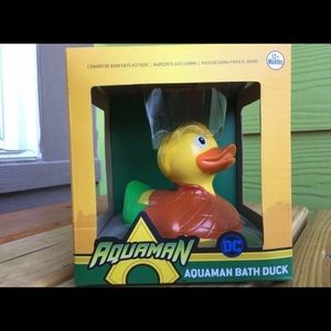 Aquaman Licensed DC Rubber Bath Duck
